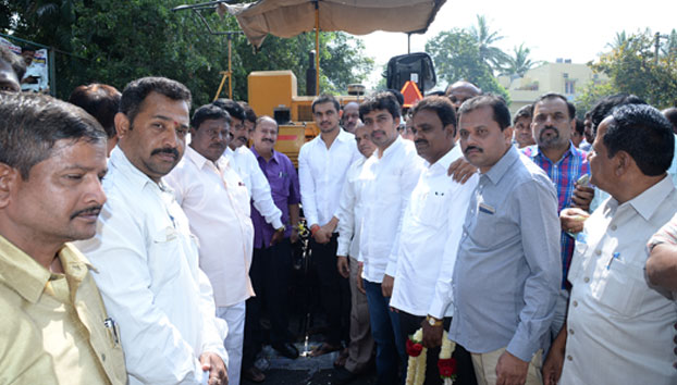 Agrahara Dasarahalli Pipeline insertion and Borewell Pooja ward 105