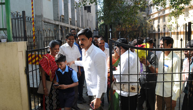 Bhairaveshwara nagar Govt High School Visit