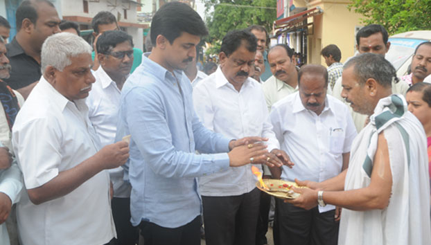 Kaveripura Concrete road and RCC drainage pooja in ward 103