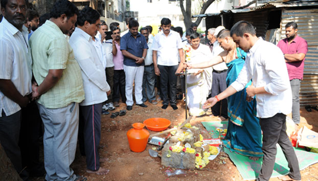 Govindrajnagar Bazaar building corporation shankustapana pooja ward 104