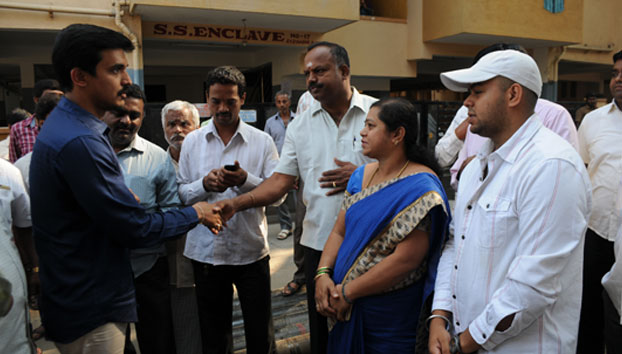 Borewell pooja in ward 103