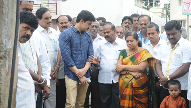 Kaveripura RCC road and drain pooje in ward 103