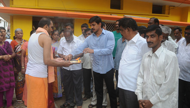 Kaveripura Concrete road and RCC drainage pooja in ward 103