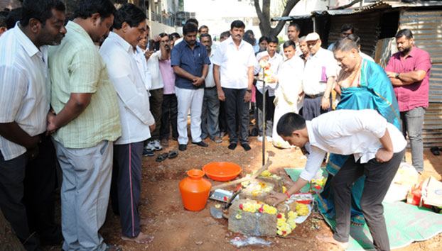 Govindrajnagar Bazaar building corporation shankustapana pooja ward 104