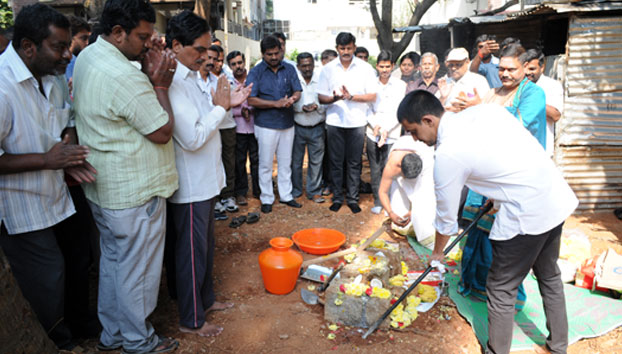 Govindrajnagar Bazaar building corporation shankustapana pooja ward 104