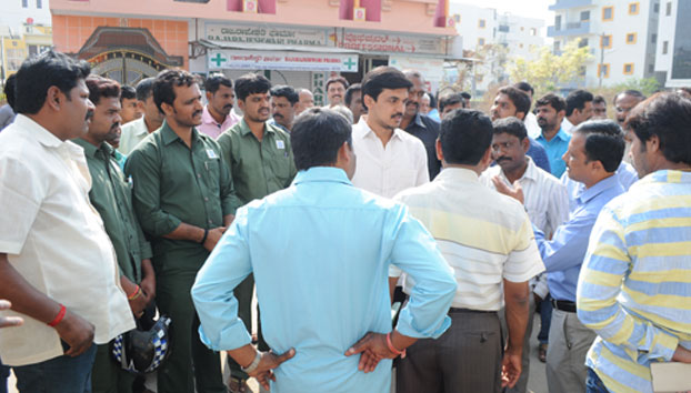 Cable Pooja- Rajarajeshwari nagar arch