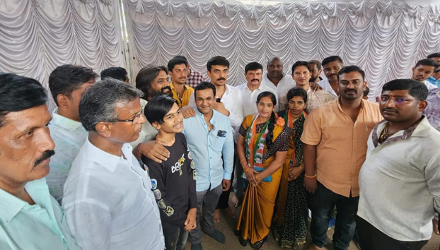 Kannada Kanmani, actor Sarvabhouma Padmabhushan Dr|| Rajkumar Jayantiotsava organized in Govindarajanagar constituency and paid tributes.