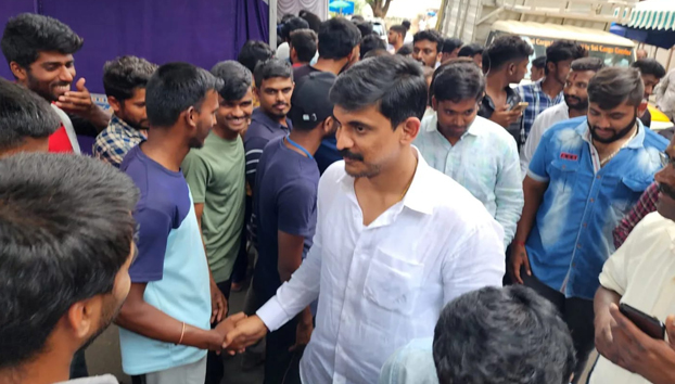 Kannada Kanmani, actor Sarvabhouma Padmabhushan Dr|| Rajkumar Jayantiotsava organized in Govindarajanagar constituency and paid tributes.